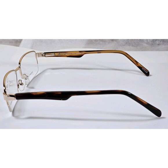 OPTI-GRAND WOMEN'S EYEGLASSES Frames 7703 59-17 150 S Gold New Demo Lenses - Picture 5 of 14
